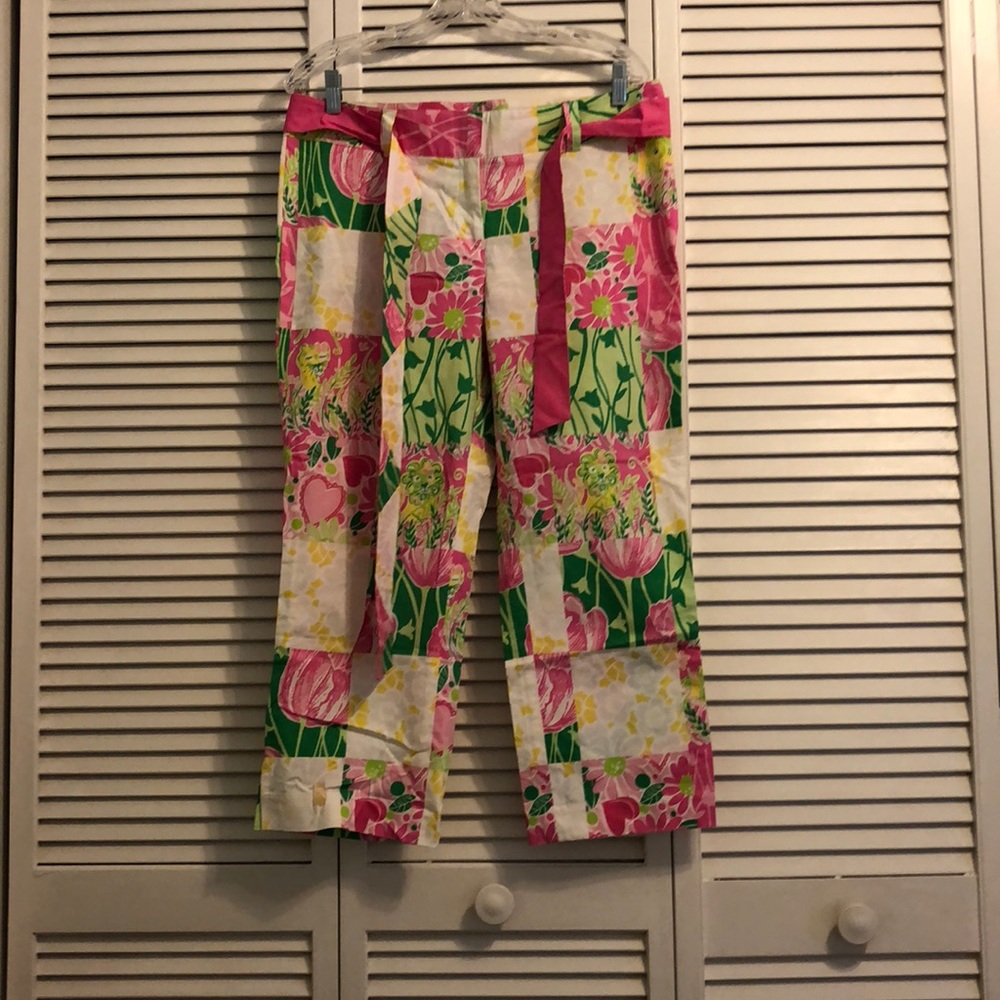 Lilly Pulitzer Derby Patch Capris
